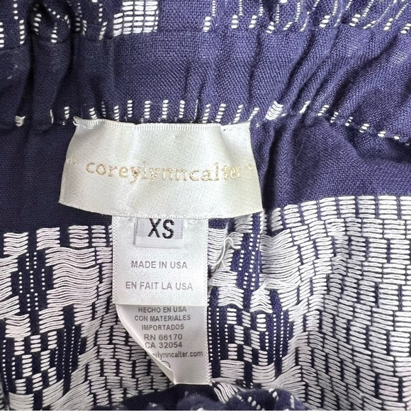 Anthropologie Corey Lynn Calter Aziza Embroidered Off Shoulder Jumpsuit - Picture 9 of 12